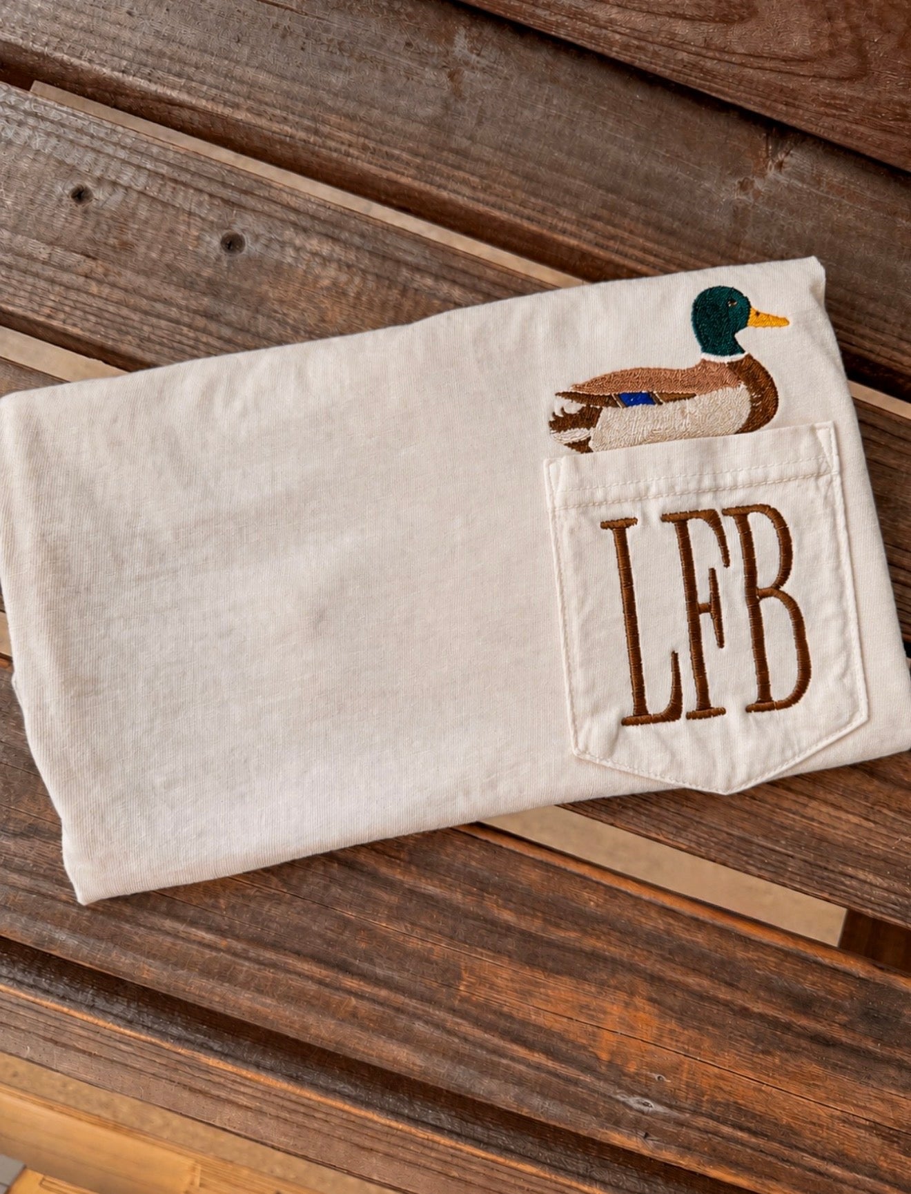 Mallard Initial Tshirt