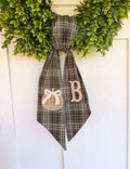 Pumpkin Fall Wreath Sash